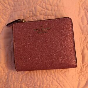 Kate Spade Pink Glitter Wallet